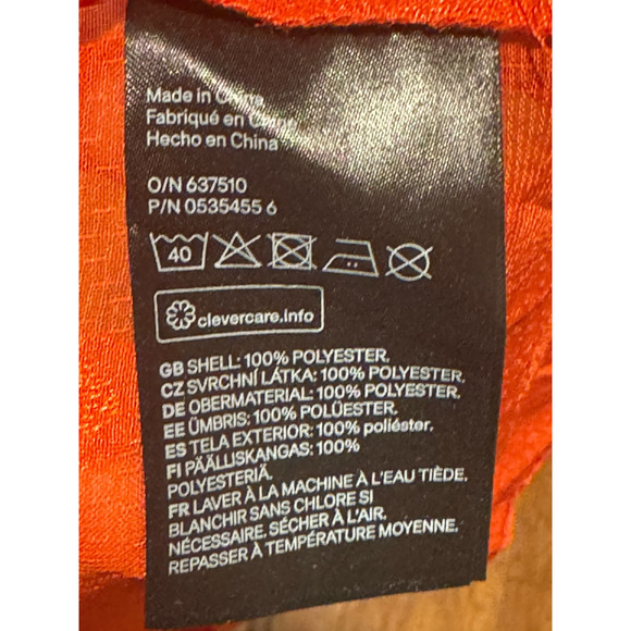 H&M Sheer Keyhole Boho Burnt Orange/Rust Blouse Top - Size 6 - Picture 5 of 6